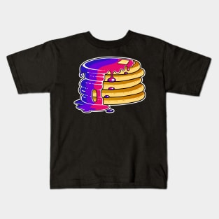 Bi Bisexual Pride Pancakes LGBT Kids T-Shirt